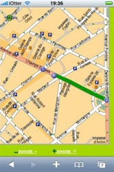 Mappy met  jour son logiciel pour l'iPhone